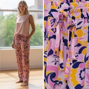 NWOT J Crew Paisley Swirl Pull-on Silk Pant Size 14 $148